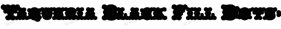Taqueria Black Fill Dots字体转换